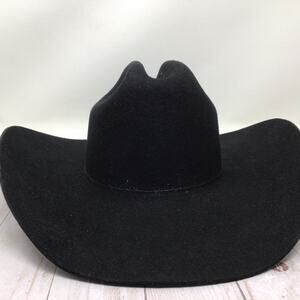 Stetson Portage 4X Buffalo Felt Cowboy Hat Color Black Size 6 3/4 Western Hat